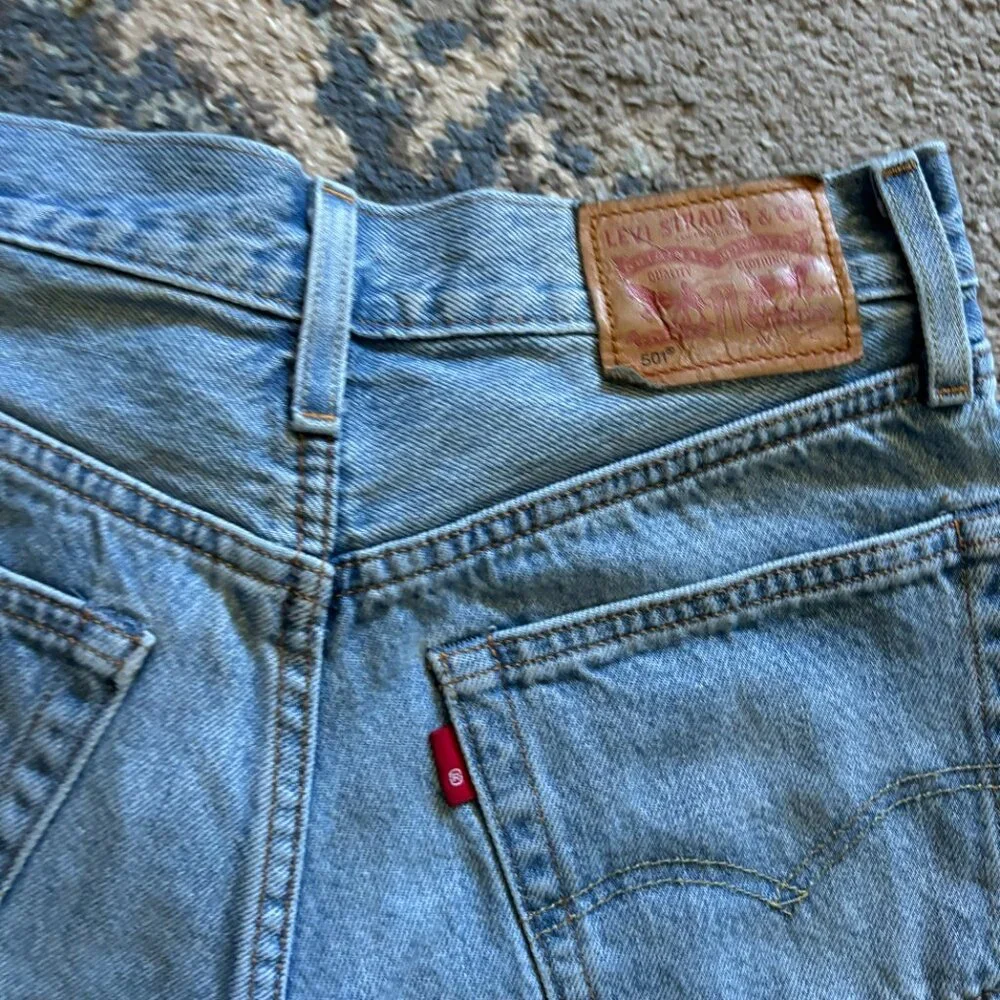 Levi’s Studded Denim Jean Shorts,